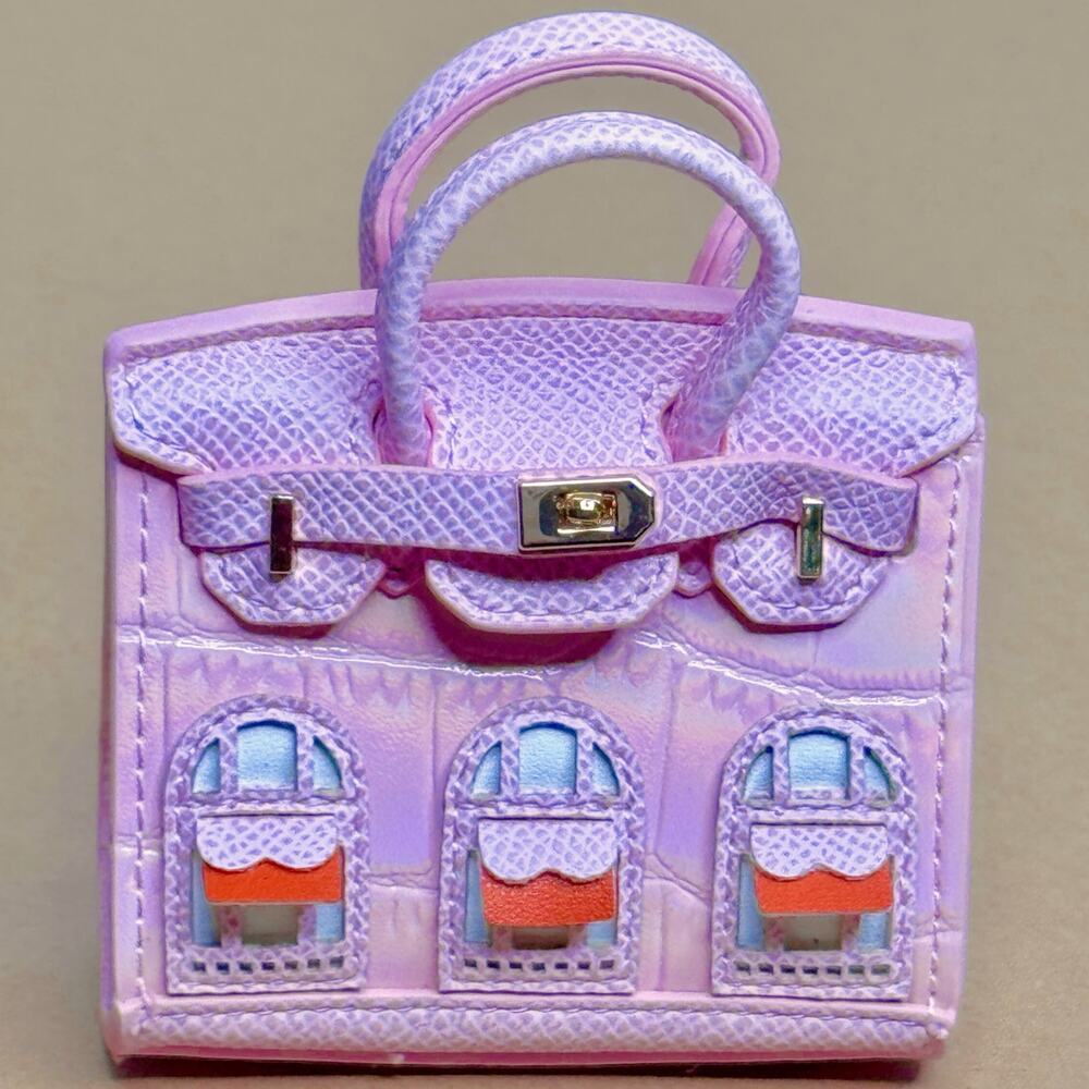 Mini Fashion Doll Bag Storefront Charm Keychain Headphone Case Purse Top Handle